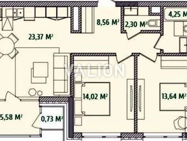 Продажа 2-комнатной квартиры по ул.Набережно-Крещатицкая, 21 ЖК Illinsky House