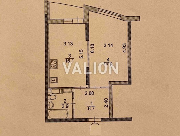 Продаж 1-к квартири вул.Миколи Кибальчича 1г, Дніпровський район