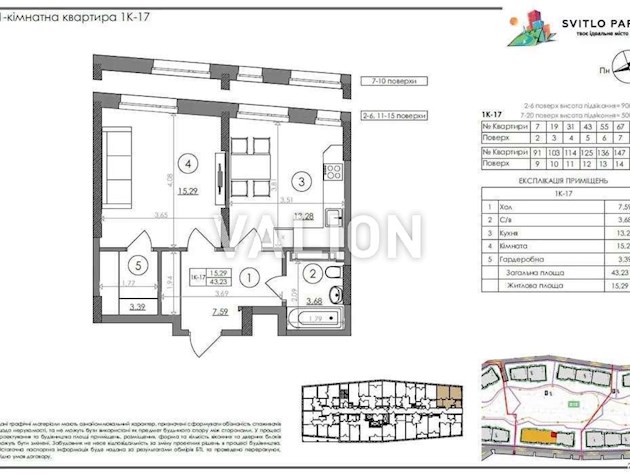 Продається 1-кімнатна квартира в ЖК Svitlo Park — дуже гарне місце як для особистого проживання, так і для оренди.