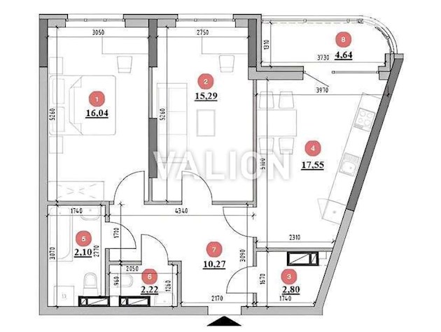 Продаж 2-кімнатної квартири в ЖК Берег Дніпра