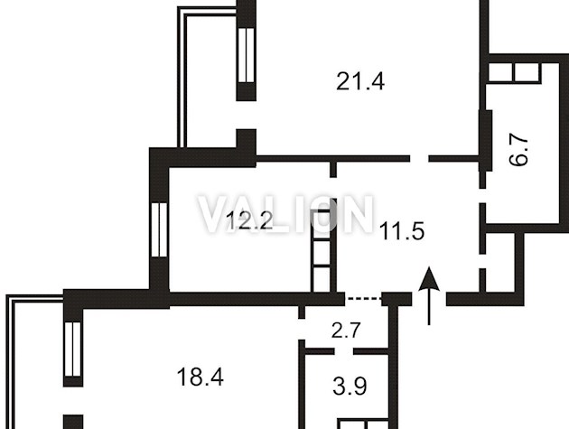 Видовая 2-комнатная квартира в ЖК бизнес-класса «Лазурный Блюз»