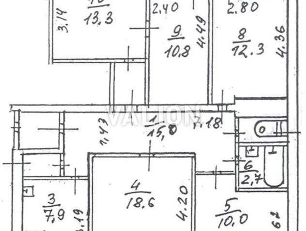 Продам 5-комнатную квартиру Днепровский район, ул. Братиславская, 13
