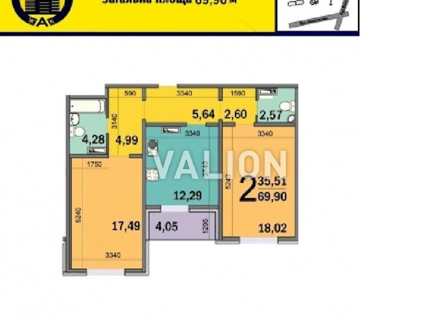 Без% Продажа 2 к квартиры в ЖК Амурский на ул. Здановской Юлии, 36-В