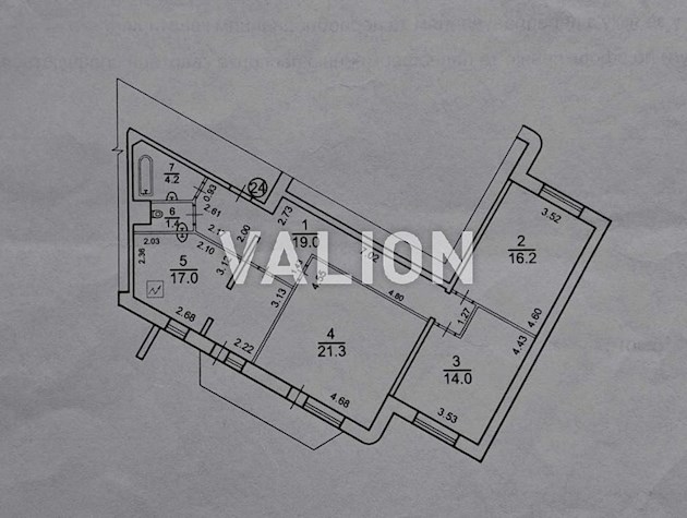 Продажа 3-к квартиры 94,9 м2 по ул. Оноре де Бальзака 4а.
