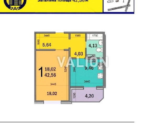 Без% Продажа 1 к квартиры в ЖК Амурский на ул. Здановской Юлии, 36-В