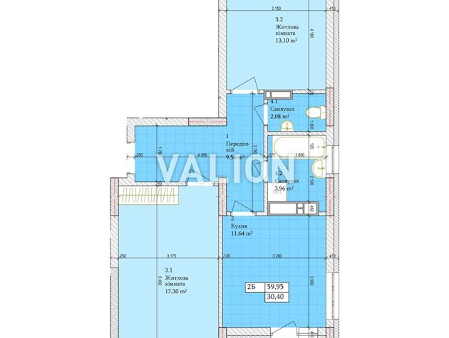 Продажа 2-комнатной квартиры на Дарницкой площади, по ул. Сосюры,6