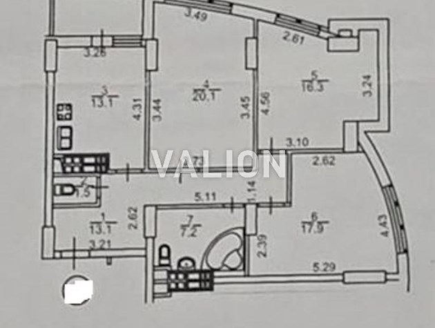 Продажа 3-комнатной квартиры Берестейский проспект 121б