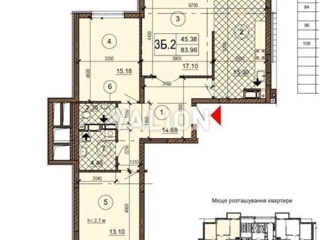 Продажа 3-к квартиры ул. Васильковская 37