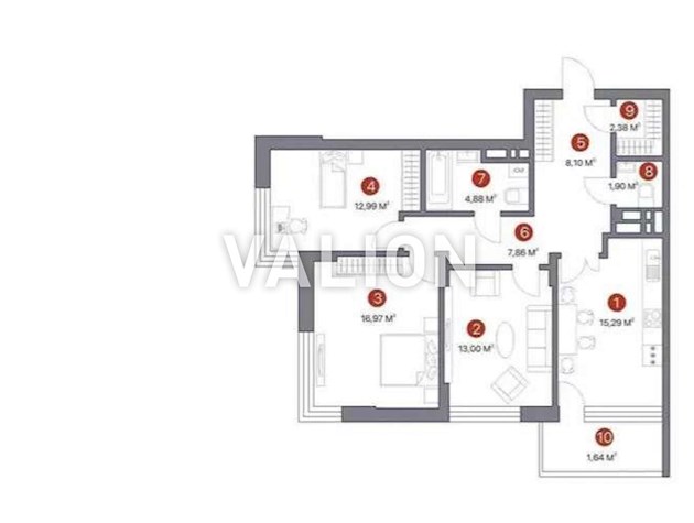 Продажа 3-комнатной квартиры по ул.Олеся Александра, 13 ЖК 7 Kvartal