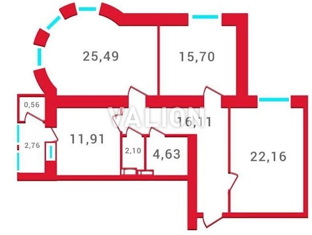 Продажа 3‑к в ЖК «Новомостицкий», ул. Новомостицкая, 15