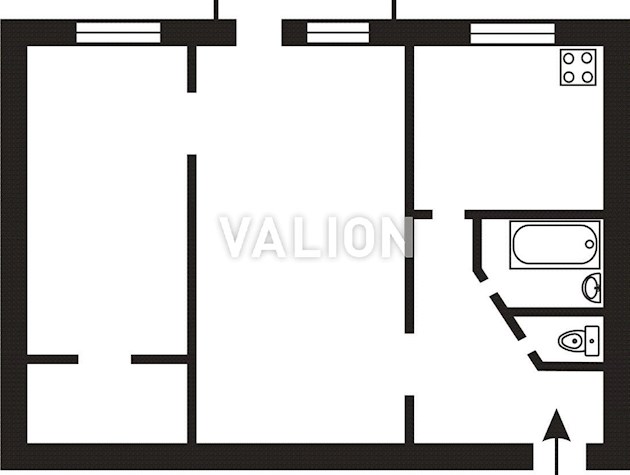 Продажа 2К квартиры, улица Алма-Атинская, 56, Днепровский район, ДВРЗ, Левый берег