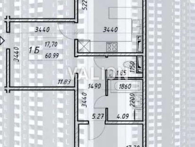 Продаж 1-к квартири вул. Електротехнічна 43