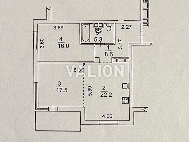 Продается 3-комнатная квартира в ЖК Отдых ул. Анатолия Петрицкого, 21