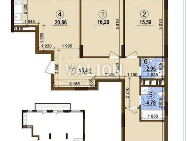 Продажа 3-комнатной квартиры по ул.Олеся Александра, 1 в ЖК Варшавский 2
