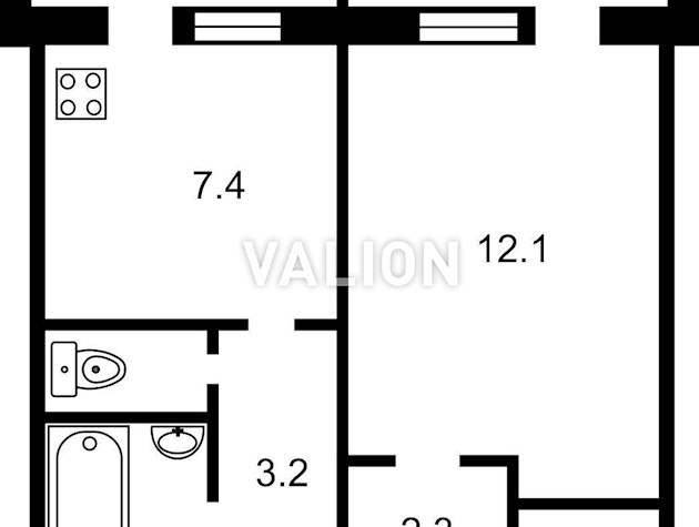 Продам 1 комнатную квартиру ул.(Кикабидзе( Булгакова ) 6а