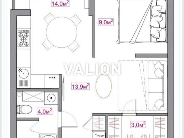 Продажа 1 комнатной квартиры в ЖК Лебединий ул.Ревуцкого 40б