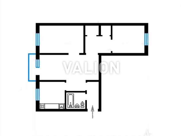 Без % Продажа: 3к квартиры ул. Донца 21 Соломенский район правый берег