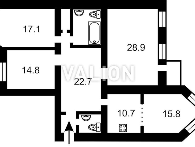 Продаж 3 кімн. квартири вул. Золотоустівська 10-12