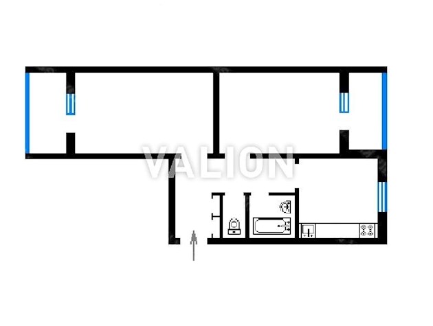 Продаю просторную 2 комнатную квартиру в Подольском районе по проспекту Европейского Союза, 62Б.