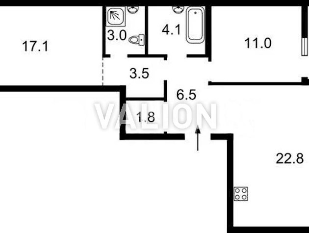 Продам 3к квартиру в ЖК Комфорт Таун