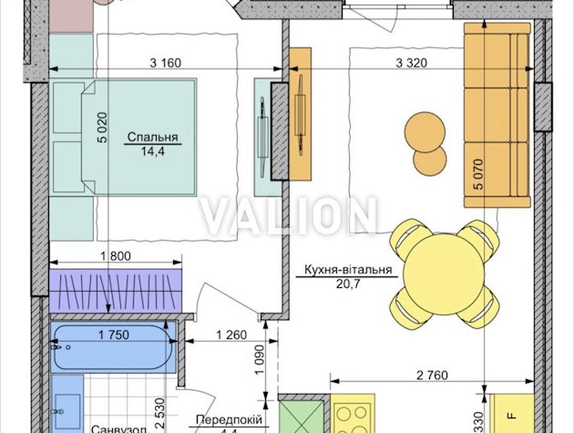 Продається однокімнатна квартира, ЖК «Республіка», вулиця Братів Шеметів, 10/8.