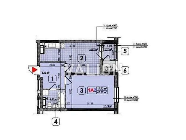 Продажа 2-комнатной квартиры на Приборном переулке, 10А, Святошинский район, г. Киев