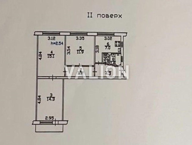 Продажа 3-комнатной квартиры, Дарницкий р-н, Харьковское шоссе, 21/3