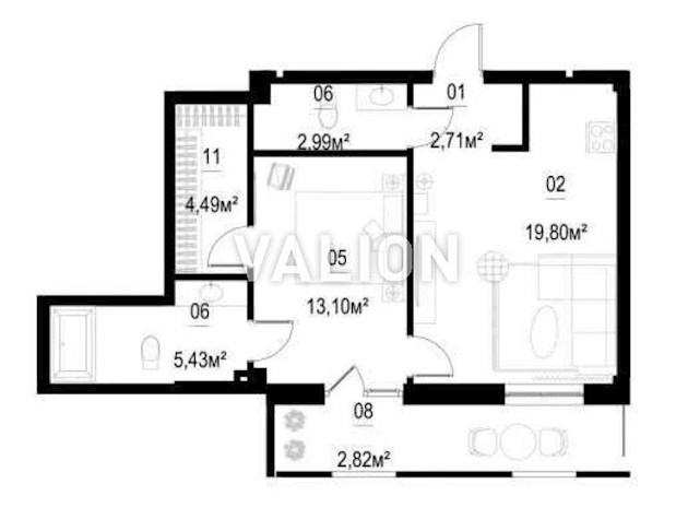 Продажа 1-к квартиры ул. Сагайдачного 18