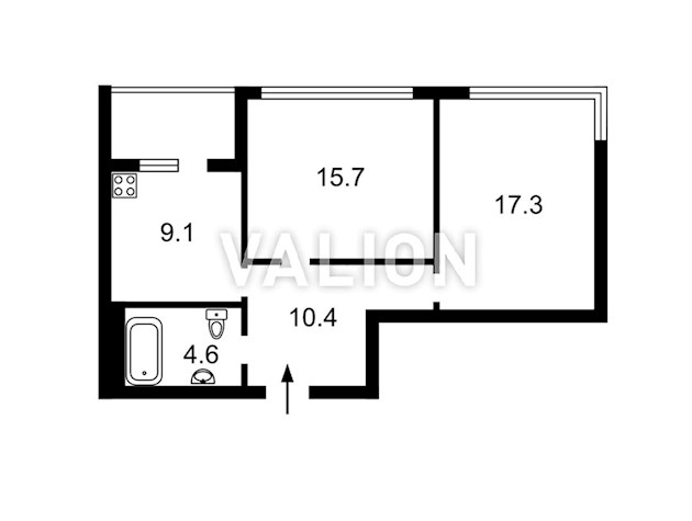 Продажа видовой 2комнатной квартиры в ЖК Заречный, метро Славутич