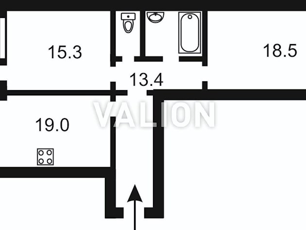 Продажа двухкомнатной квартиры ЖК Окленд Соломенский район