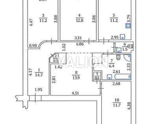 Продажа 4-комнатной квартиры ул. Метростроевская 10/11