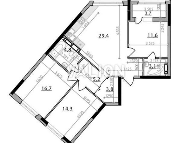 Продажа 3-к квартиры ЖК Поэтика 2, ул Дегтяревская 25
