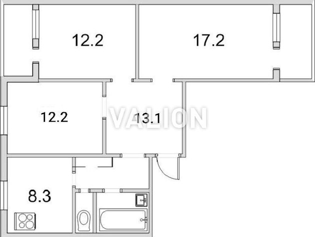 Продаж 3к квартири вул Заболотного 26 Голосіївський р-н