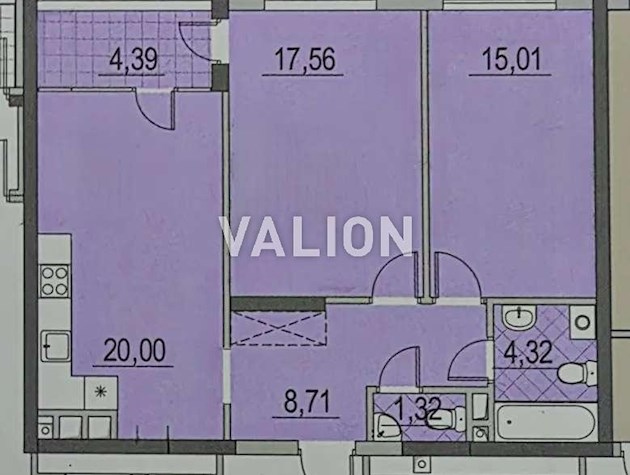 Продажа 2-к квартира ул. Евгения Сверстюка 6в