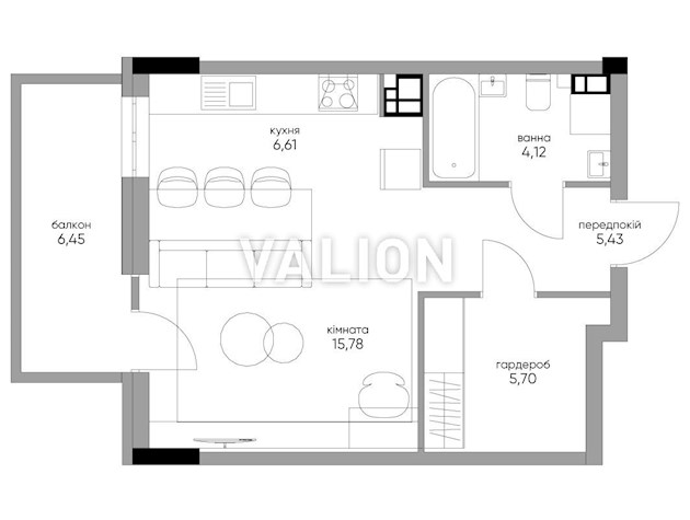 Продажа 1-к квартиры ул Олеговская 36 Шевченковский район