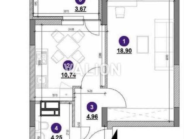 Продажа (переуступка) однокомнатной квартиры в ЖК OK’LAND по адресу Проспект Воздушных сил, 56