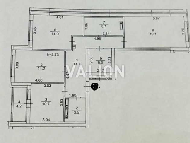 Продажа трехкомнатной квартиры под чистовое, Подольский район, ул. Тираспольская 52, ЖК Город Цветов