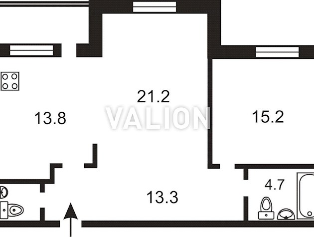 Продажа двухкомнатной квартиры, Соломенский район, ул. Мокрая (Кудряшова), 3