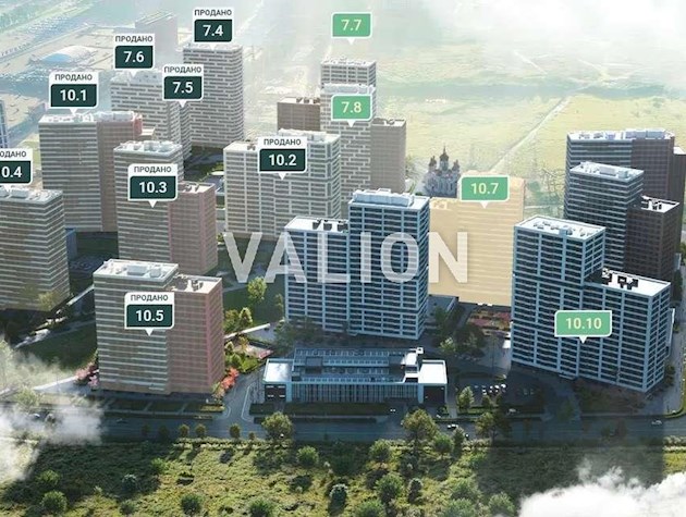 Продаж 2-кімнатної квартири в ЖК Варшавський 3, просп. Европейского Союза (Правды) 10/7