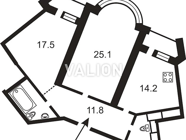 Без % продажа 2-комнатной квартиры, ул. Срибнокильская, 1, м. Позняки.