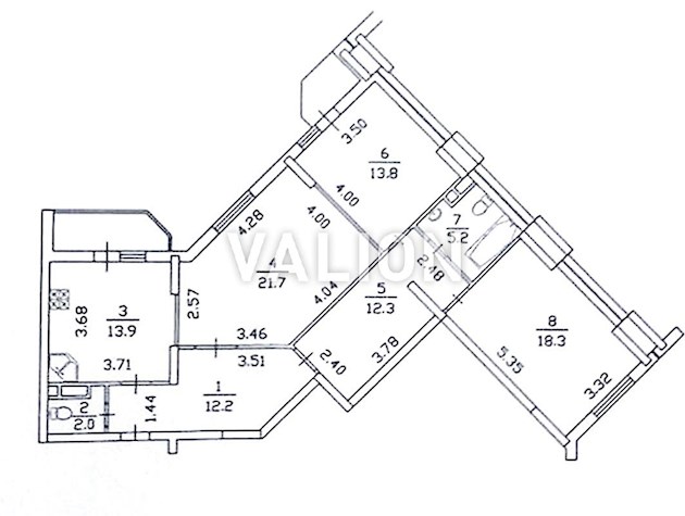Продается 3-х комнатная квартира на ул. Мейтуса, 4А, Голосеевский район.