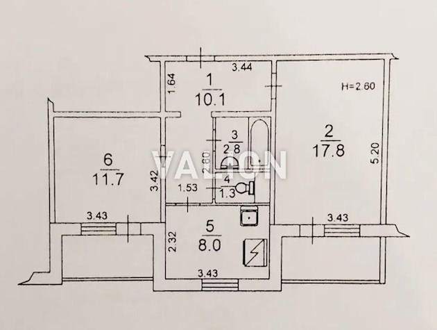 Без % Продаж 2-кімнатної на вул. Ревуцького, 7-А, Дарницький район