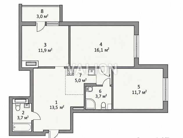 Без % продается 3-комнатная квартира на проспекте Любомира Гузара, 46В, ЖК от Интергал-Буд, Соломенский район