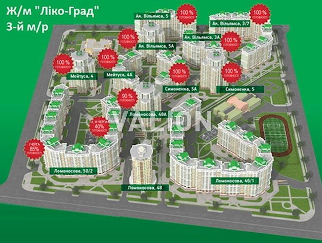 Продаж 3к квартири ЖК LIKO-GRAD PERFECT TOWN Голосіївський район
