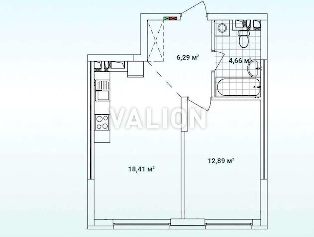 Продаж 1-к квартири ЖКВаршавський-3 просп.Європейського Союзу (Правди)45а