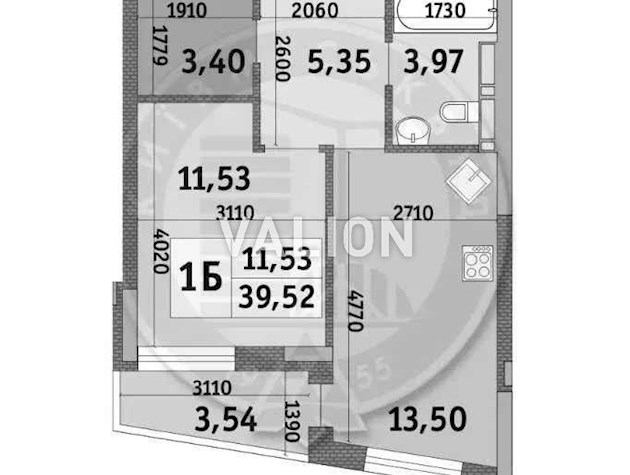 Продаж 1-кімнатної квартири в ЖК Італійський квартал, вул.Редчинська, 7