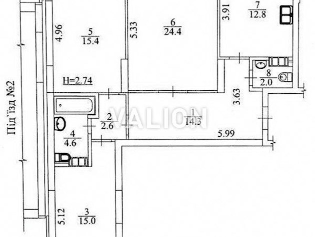 Продажа 3-к квартиры ул.. Николая Закревского 95А Деснянский район