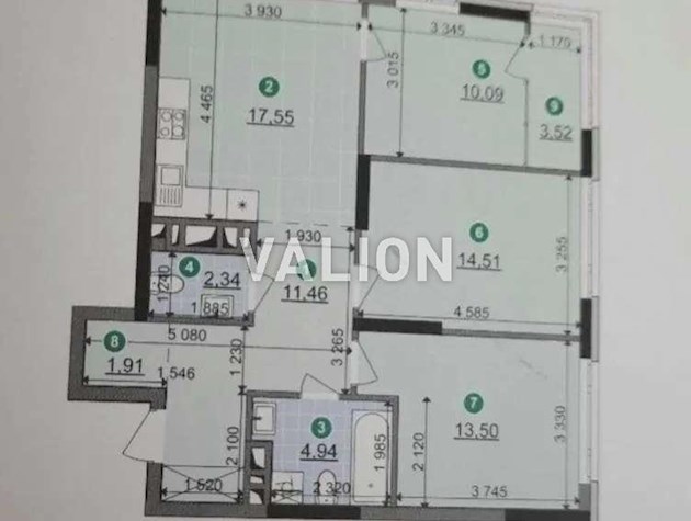 Продажа 3-к квартиры ​​ЖК Диброва Парк.ул.Некрасова Виктора (Северо-Сырецкая)8