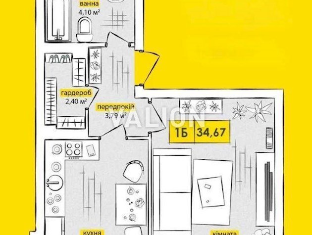 Продажа 1-к квартира ул. Ивана Кочерги 17а