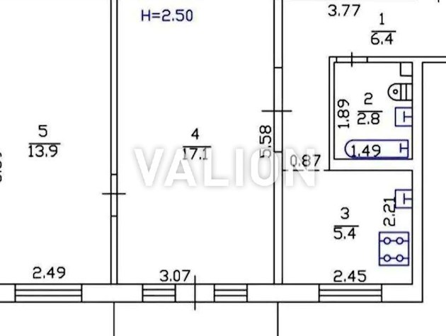 Продажа 2-к квартиры ул.Мрии 7